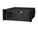 Athena Power RM-4U4038B48 Black 1.0mm Steel 4U Rackmount Server Case 480W Power Supply 3 External 5.25" Drive Bays
