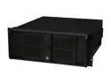 Athena Power RM-4U4088B48 Black 1.0mm Steel 4U Rackmount Server Case 480W Power Supply 3 External 5.25" Drive Bays