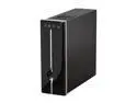 Winsis Wi-02 Black SGCC / ABS Mini-ITX Tower Computer Case 200W Power Supply