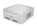 Habey EMC-800S Silver Heavy duty 3mm aluminum Slim Mini-ITX HTPC/NAS/Server Chassis 120W Internal Power Supply, 60W External AC Power Adapter