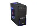 Sentey Eagle Plus Extreme Division Tower Case - 2 x 120mm Blue LED Fan Cooler / HD Audio / 1 x USB 3.0 / Removable Aluminum HDD-SSD Tray / Screwless