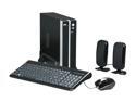 Pixxo CB-509E Black 0.5mm SECC Steel Mini-ITX Tower Computer Case 150W Power Supply
