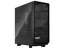 Fractal Design Meshify 2 Compact Black ATX Flexible High-Airflow Light Tinted Tempered Glass Window Mid Tower Computer Case