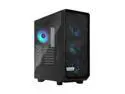 Fractal Design Meshify 2 Compact RGB Black TG High-Airflow Light Tinted Tempered Glass Window PC ATX Mid Tower Computer Case