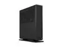 Fractal Design Ridge Black Mini-ITX Slim Small Form Factor Console PC Case with PCIe 4.0 Riser