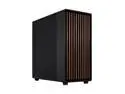 Fractal Design North XL ATX mATX Mid Tower PC Case - Charcoal Black Chassis with Walnut Front and Mesh Side Panel - FD-C-NOR1X-01