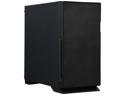 DIYPC Silence-BK Black Dual USB3.0 ATX Mid Tower Silent Computer Case w/ 3 x 120mm White Fans (Pre-installed), Fan Controller