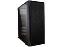 DIYPC DIY-S07 Black Steel ATX USB3.0 Mid Tower Computer Case