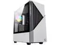 GAMEMAX Contac COC WB White / Black Steel / Tempered Glass ATX Mid Tower Computer Case