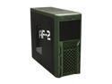 COUGAR Solution AF-2 Black & Army Green Steel ATX Mid Tower Computer Case with 12cm COUGAR TURBINE HYPER-SPIN Bearing Silent Fan and USB 3.0