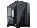 MetallicGear NEO Qube, Dual Tempered Glass Design, Dual Chamber ATX Mid-Tower, Digital-RGB Lighting, Dual System Support, Black