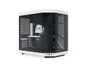 HYTE Y70 CS-HYTE-Y70-BW Dual Chamber Mid-Tower ATX Case with PCIe 4.0 Express Riser Cable Included, White/Black