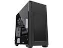 Phanteks Enthoo Pro M Series PH-ES515PTG_BK Brushed Black Steel Frame / ABS Front / Tempered Glass Window ATX Mid Tower Computer Case