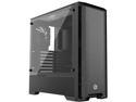 Metallic Gear Neo Silent Mid Tower ATX Chassis, Silent Front Panel, Tempered Glass Side Panel, Skiron Fan, Black