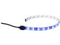 LOGISYS Computer SDM12BL 12in Super Bright Blue LED Molex Flexible & Extendable Strip