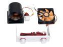 Thermaltake X-blower A1869 80mm 2 Channel VR Fan Kit with Dual Fan Speed Control Panel
