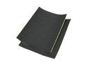 SilverStone Silent Foam SF01, Sound Dampening Acoustic EP0M Foam Material, Black, 21"x15", 4mm thick, 2 pcs