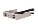 Front 4 x USB3.0 Port and HD Audio Ports (Silver)