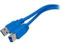 NEXIN USB 3.0 A Male to B Male 5 Feet - USB 3 Cable, USB 3.0 A to B Cable  (USB30-5-AB)