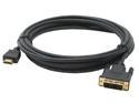 AMC HDM-DV15 15 ft. Black Premium Gold Series 1080p rated HDMI/DVI Cable