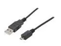 Coboc 15 ft. USB 2.0 A Male to Micro-B 5-pin Male Cable (Black)