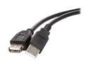 Rosewill RCW-100 - 6-Foot USB 2.0 A Male to A Female Extension Cable, Black