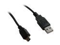 Rosewill RCW-108 - 6-Foot USB 2.0 A Male to Mini B (5-Pin) Male, Black