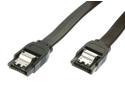 Rosewill RC-18"-SA2-BK SATA Cable Straight to Straight SATA III 6.0 Gbps, SATA Cable 18 Inches, SATA 3 Cable - 18 Inches, Black