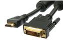 Rosewill RC-10-HDM-DVM-BK - 10-Foot HDMI to DVI Cable (24 + 1-Pin)