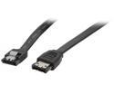 Rosewill 3.3-Foot Black Flat eSATA to SATA Cable - Supports 6 Gbps, 3 Gbps, and 1.5 Gbps Transfer Rates (RC-3.28-SATA-MM-BK)