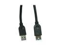Rosewill 6.56ft. USB3.0 A Male to A Female Extension Cable, Black, Model RC-6-USB3-AM-AF-BK