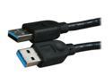 Rosewill 6.5-Foot USB 3.0 A Male to A Male Cable, Black (RC-6-USB3-AM-AM-BK)
