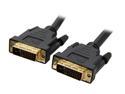 Rosewill RCAB-11055 - Black 15-Foot Digital Dual Link Cable - DVI-D (24 + 1-Pin) Male-to-Male, Gold Plated Connectors with Ferrite Cores, 28 AWG