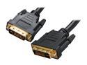 Rosewill RCDV-11001 - Black, 3-Foot DVI-I Male to DVI-I Male Cable with Dual Ferrites Cores