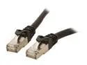 Rosewill RCNC-12001 - 1-Foot Black Cat 6A Screened, Shielded Enhanced 550MHz Network Ethernet Cable - Twisted Pair (S / STP)