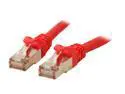 Rosewill RCNC-12051 - 7-Foot Red Cat 6A Screened Shielded Twisted Pair (S / STP) Enhanced 550MHz Networking Cable