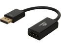 Coboc CL-AD-DP2HD-6-BK DisplayPort to HDMI Passive Video Adapter Converter w/5.1 Channel Audio Support - Black