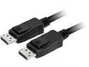 Rosewill DisplayPort to DisplayPort 1.4 HBR3 Cable, Ultra HD 8K DP to DP, 6 Feet, Black - RCDC-18002