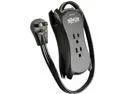 Tripp Lite TRAVELER3USB Protect It! 3-Outlet Travel-Size Surge Protector, 18-in. Cord, 1050 Joules, 2-USB Charging Ports
