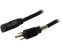 Tripp Lite Model P007-002 2 ft. Heavy-Duty 14AWG Power cord (IEC-320-C13 to NEMA 5-15P)