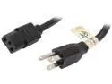 Tripp Lite Model P007-010 10 ft. Heavy-Duty Power Cord, C-13 (F) to 5-15 (M)