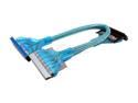 OKGEAR 24" IDE round cable,dual device,UV BLUE Model GC24IDEUVB
