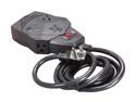 Fellowes 99090 6.0 Feet 8 Outlets 1300 Joules Mighty Surge Protector Black Color