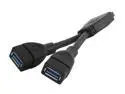 Silverstone SST-CP09 Black External to Internal 19 pin USB3.0 Adapter Cable