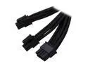 Silverstone PP06B-EPS75 2.46 ft. (0.75m) Sleeved EPS/ATX12V 8pin Cable