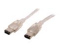 SYBA SY-CAB-F6 6 ft. IEEE 1394a 6-pin to 6-pin Firewire cable