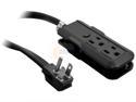 SYBA CL-AC-OUTLET 3 Outlets Portable Travel Strip & Wall Tap