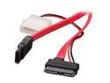 SYBA CL-CAB40042 6 in. 37"/6" Mini SATA Data/Power Cable with Molex Power Adapter