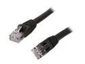 Link Depot C6M-25-BKB 25 FT Black Cat 6 Network Cable