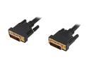 Link Depot DVI-10-DD Black 2 x DVI 24-pin (Others Also Call 25-Pin or 24+1 Pin) Male Male to Male DVI-D Male to DVI-D Male Dual Link Cable